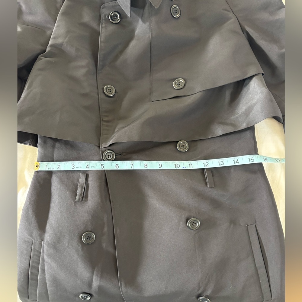 Zac Posen 100% Silk Trench Coat - Picture 8 of 9